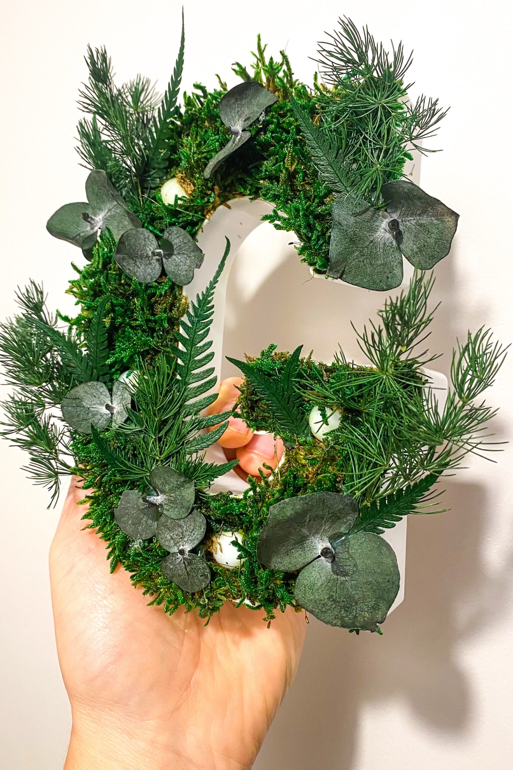 Lettre G en végétaux stabilisés – Image 3