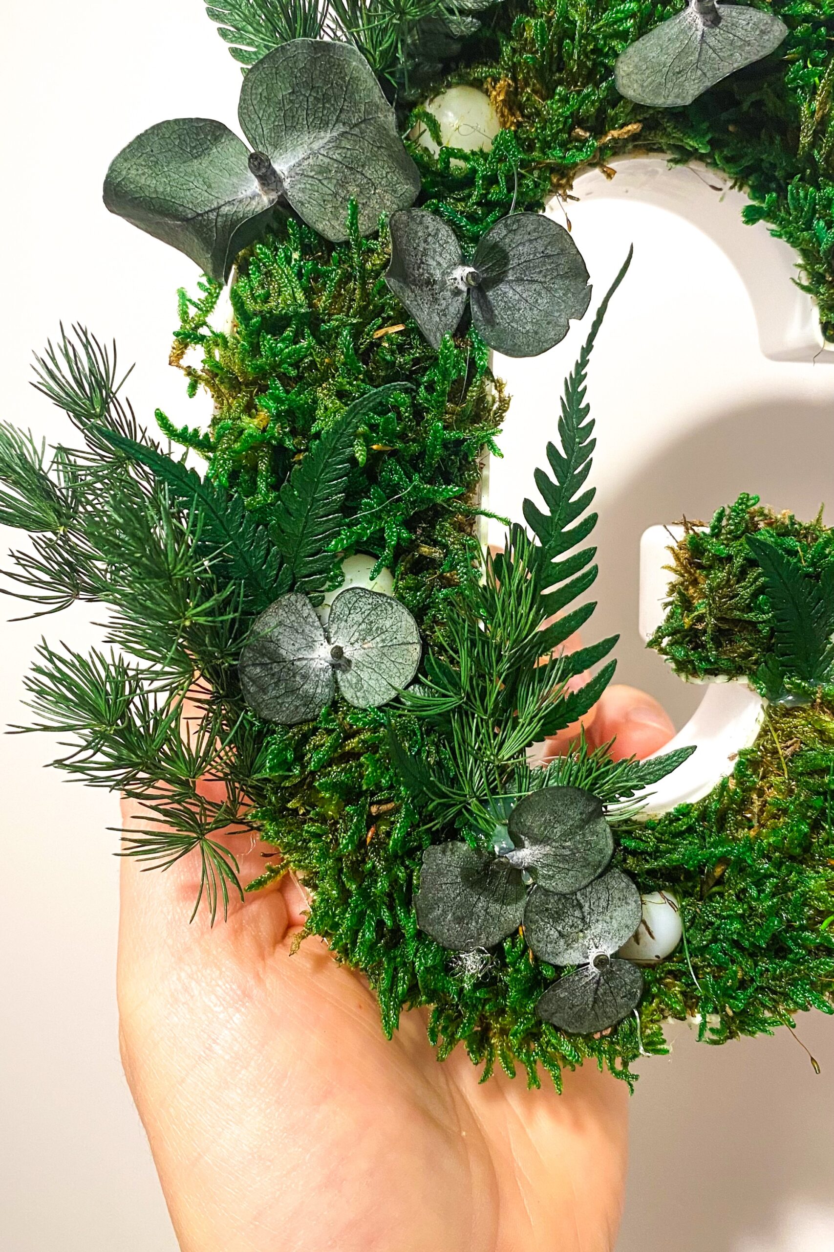 Lettre G en végétaux stabilisés – Image 4