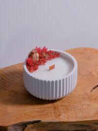 Bougies fleurs séchées – Image 2